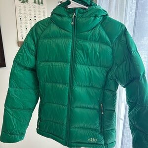 Stio Green Puffer Jacket